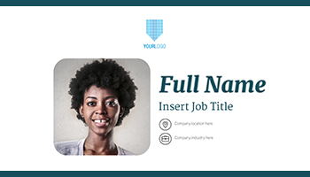 Minimalistic business card template