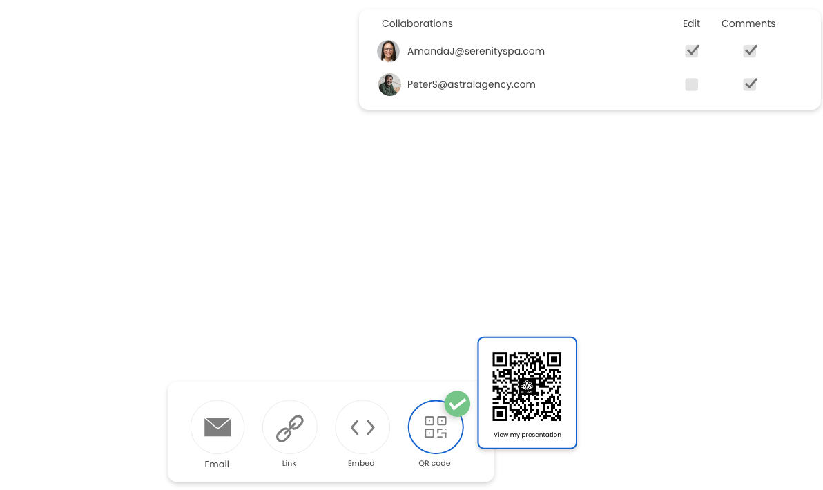 Collaborating on a shared emaze project